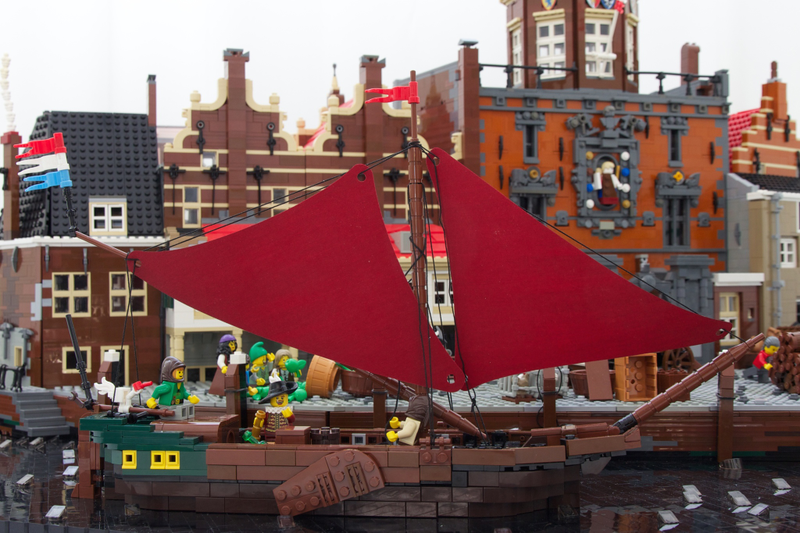 Illustration for article titled Check out this amazing Lego recreation of Groothoofdspoort